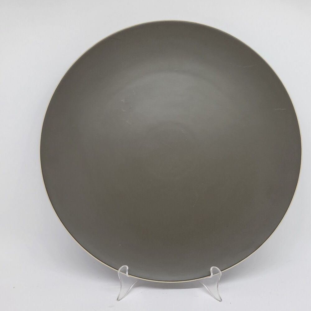 Wedgwood Vera Wang "NATURALS" 14" Graphite Plate Platter GUC No Issues
